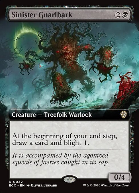 Sinister Gnarlbark - Lorwyn Eclipsed Commander (ECC) #32