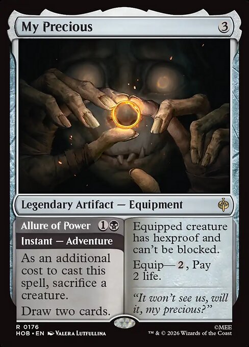 My Precious // Allure of Power - The Hobbit (hob) #176 [Foil] [Foil]