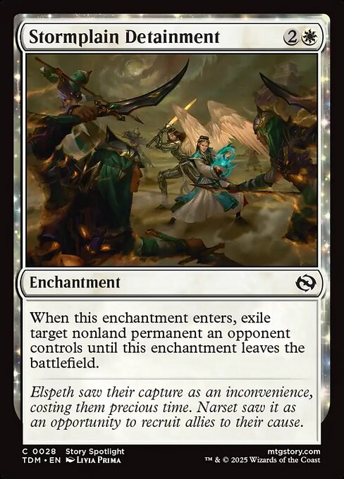 Stormplain Detainment - Tarkir: Dragonstorm () #28 [Foil] [Foil]