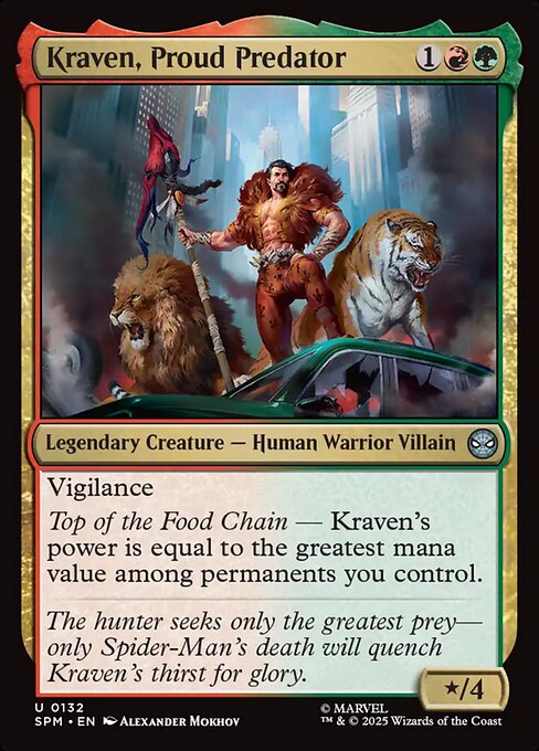 Kraven, Proud Predator - Marvel's Spider-Man () #132