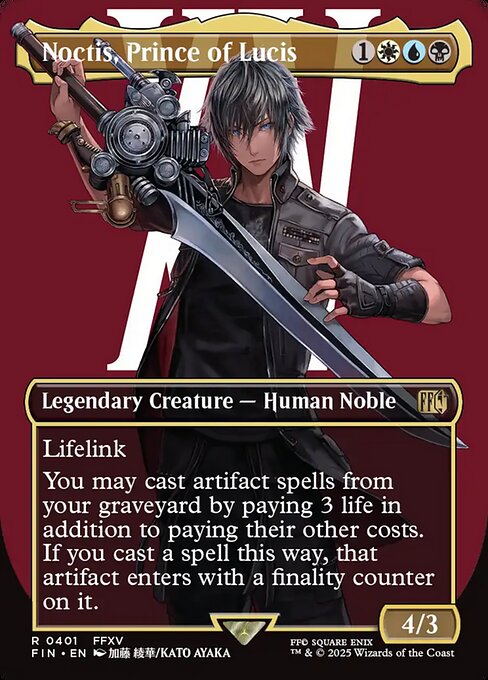 Noctis, Prince of Lucis - Final Fantasy (FIN) #401 [Foil] [Foil]