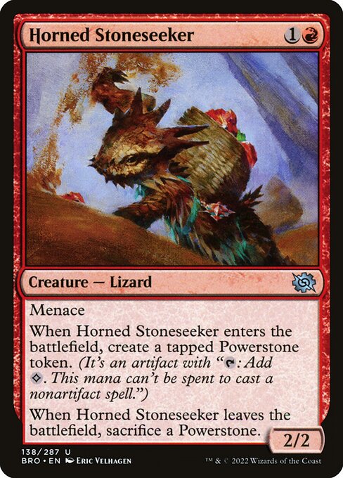 Horned Stoneseeker - The Brothers' War () #138