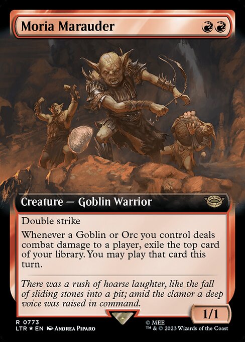 Moria Marauder - The Lord of the Rings: Tales of Middle-earth (LTR) #773 [Foil] [Foil]