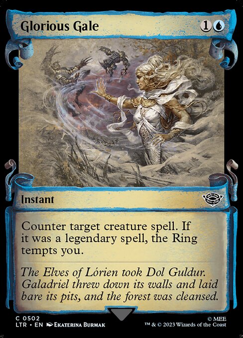 Glorious Gale - The Lord of the Rings: Tales of Middle-earth (ltr) #502 [Foil] [Foil]