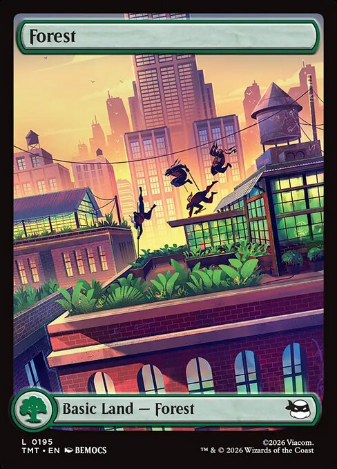 Forest - Teenage Mutant Ninja Turtles (TMT) #195 [Foil] [Foil]
