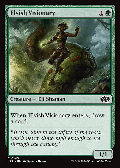 Elvish Visionary - Foundations Jumpstart () #145
