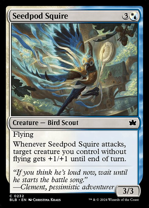 Seedpod Squire - Bloomburrow (BLB) #232 [Foil]