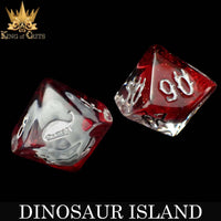 DNDDICEWHOLESALE.COM - Dinosaur Island - 11 Dice Set