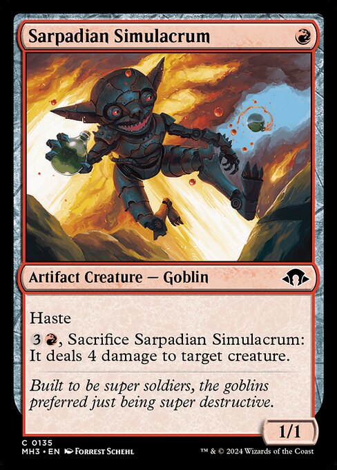 Sarpadian Simulacrum - Modern Horizons 3 (mh3) #135