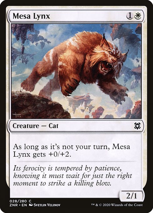 Mesa Lynx - Zendikar Rising (ZNR) #28