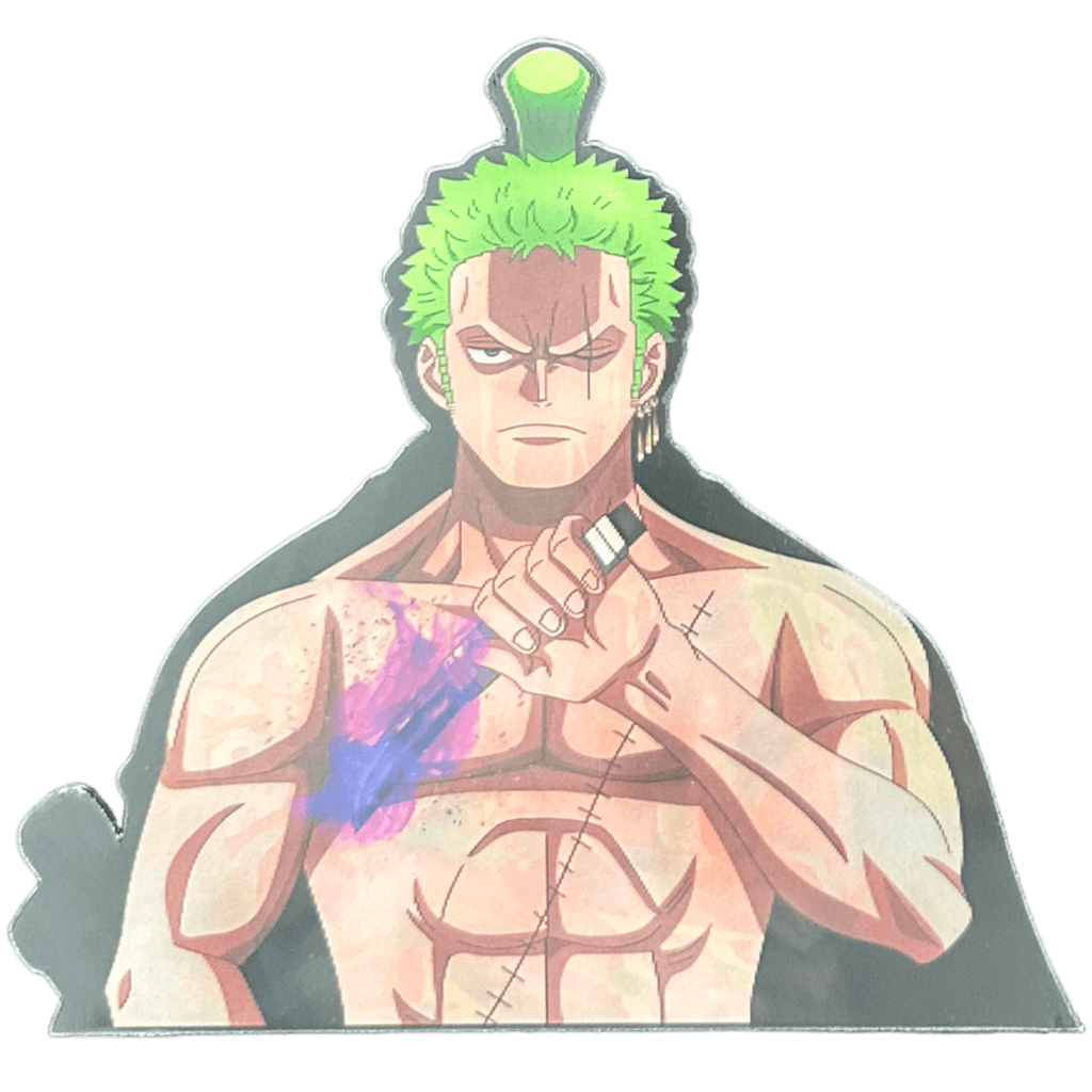 Zoro Anime 3D Sticker