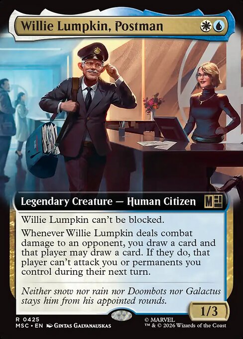Willie Lumpkin, Postman - Marvel Super Heroes Commander () #425