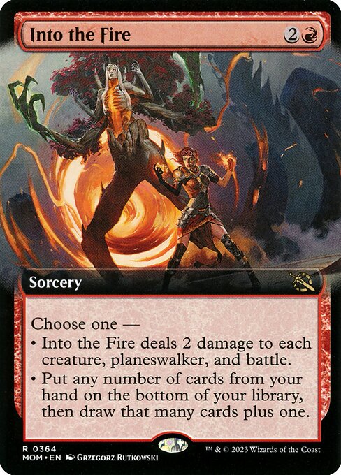 Into the Fire - March of the Machine () #364 [Foil] [Foil]