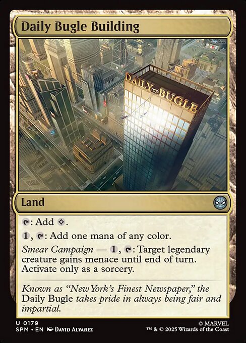Daily Bugle Building - Marvel's Spider-Man () #179 [Foil] [Foil]