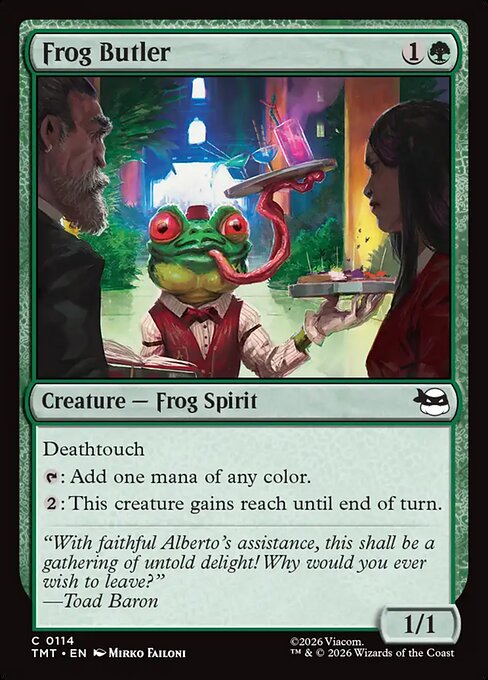 Frog Butler - Teenage Mutant Ninja Turtles () #114 [Foil] [Foil]