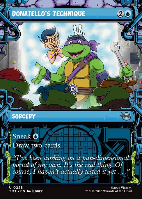 Donatello's Technique - Teenage Mutant Ninja Turtles () #228 [Foil] [Foil]