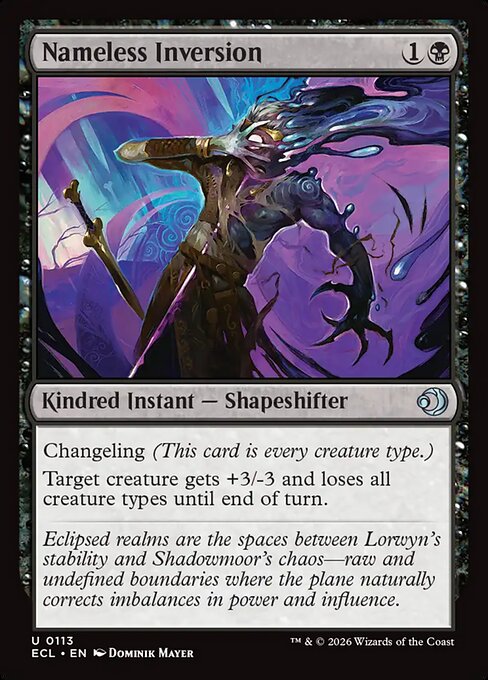 Nameless Inversion - Lorwyn Eclipsed (ecl) #113
