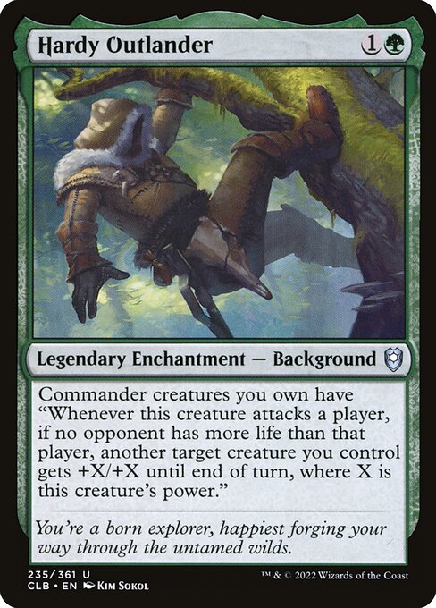 Hardy Outlander - Commander Legends: Battle for Baldur's Gate () #235