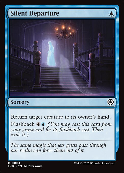 Silent Departure - Innistrad Remastered (inr) #84 [Foil] [Foil]