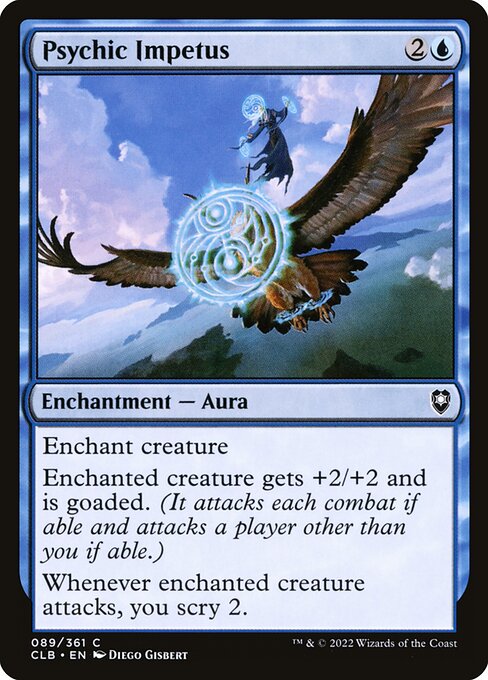 Psychic Impetus - Commander Legends: Battle for Baldur's Gate () #89 [Foil] [Foil]