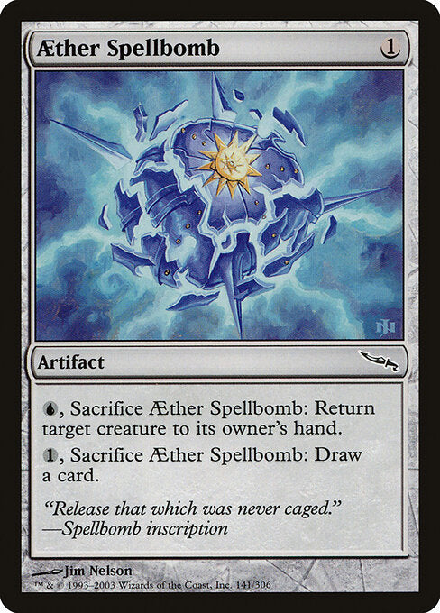 Aether Spellbomb - Mirrodin (mrd) #141