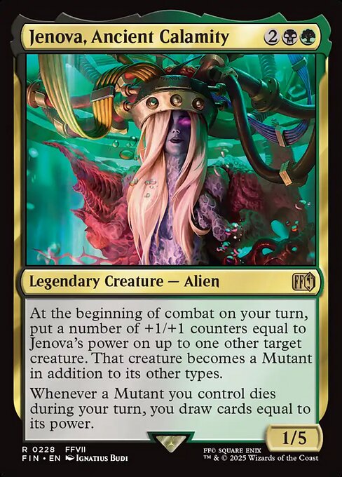 Jenova, Ancient Calamity - Final Fantasy (FIN) #228 [Foil] [Foil]