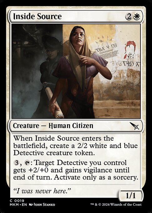 Inside Source - Murders at Karlov Manor (MKM) #19 [Foil] [Foil]