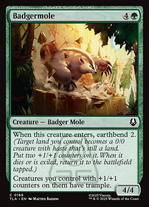 Badgermole - Avatar: The Last Airbender () #166 [Foil] [Foil]