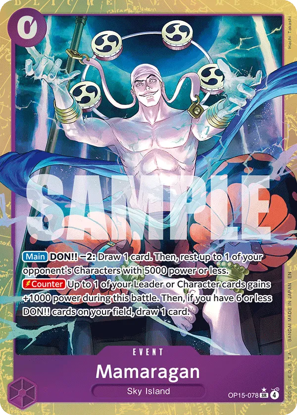 Mamaragan - ADVENTURE ON KAMI'S ISLAND- [OP15-EB04] (OP15-078_p1) #078_p1 [Alt Art]