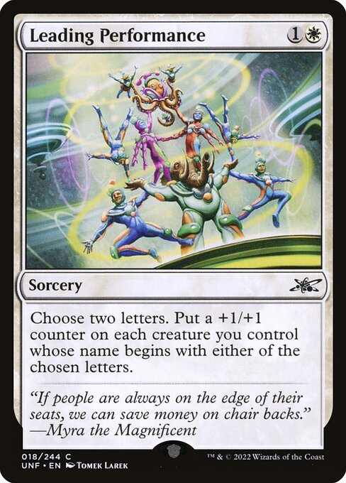 Leading Performance - Unfinity () #18 [Foil] [Foil]