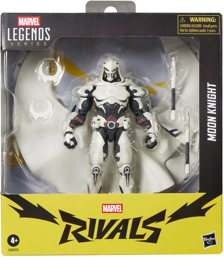 Marvel Legends Series Marvel Rivals Moon Knight, Video Game -Inspired Collectible 6-Inch Action Figure