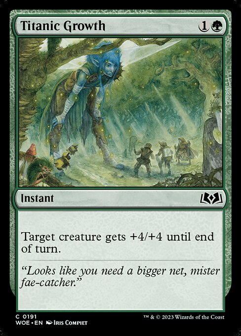 Titanic Growth - Wilds of Eldraine () #191