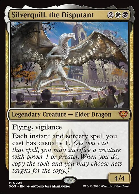 Silverquill, the Disputant - Secrets of Strixhaven (SOS) #226 [Foil] [Foil]