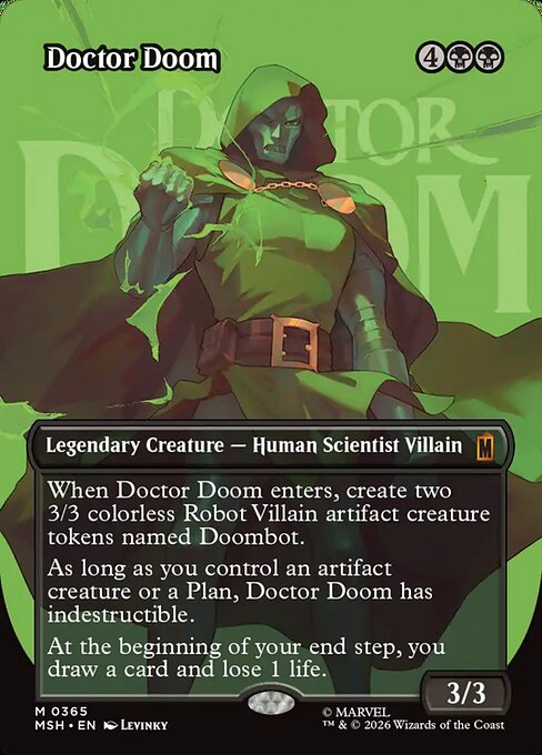 Doctor Doom - Marvel Super Heroes () #365 [Foil] [Foil]