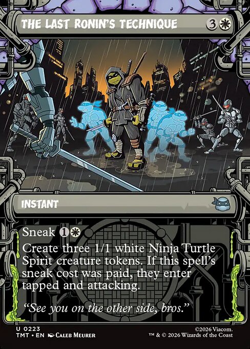 The Last Ronin's Technique - Teenage Mutant Ninja Turtles () #223 [Foil] [Foil]