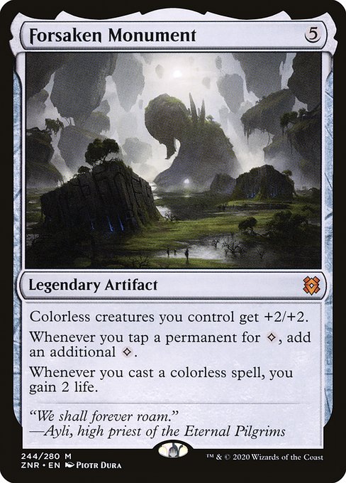 Forsaken Monument - Zendikar Rising (ZNR) #244