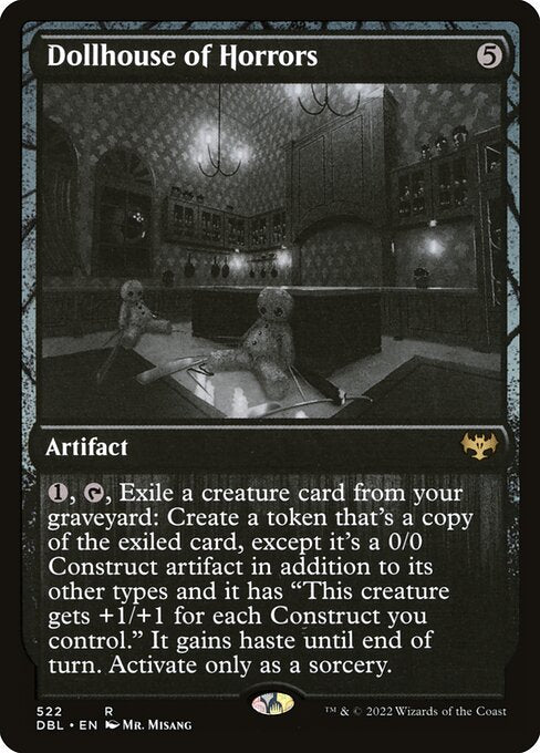 Dollhouse of Horrors - Innistrad: Double Feature (DBL) #522 [Alt Art] [Foil]