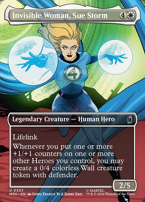 Invisible Woman, Sue Storm - Marvel Super Heroes () #323 [Foil] [Foil]