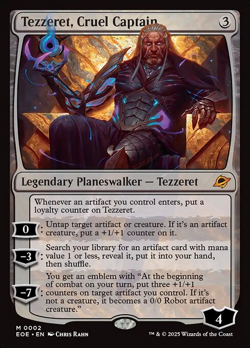 Tezzeret, Cruel Captain - Edge of Eternities (EOE) #2