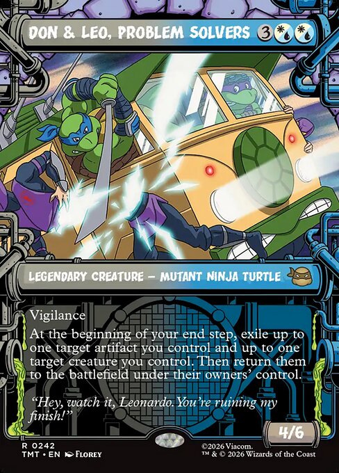 Don & Leo, Problem Solvers - Teenage Mutant Ninja Turtles () #242 [Foil] [Foil]