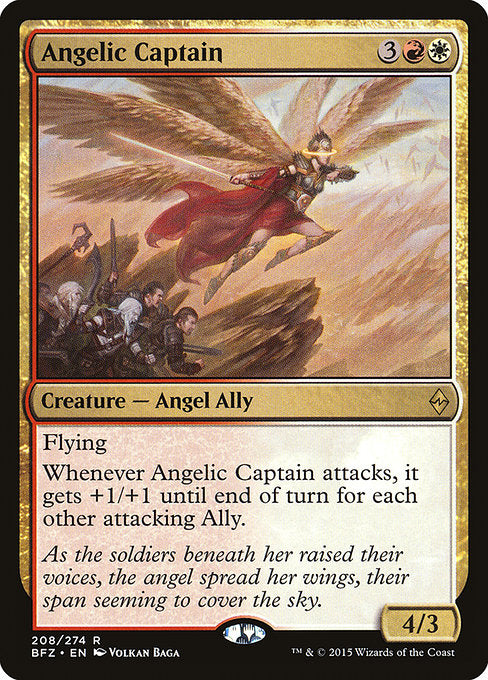 Angelic Captain - Battle for Zendikar () #208