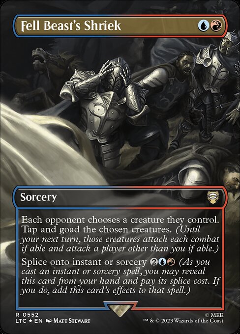 Fell Beast's Shriek - Tales of Middle-earth Commander (LTC) #552 [Foil] [Foil]