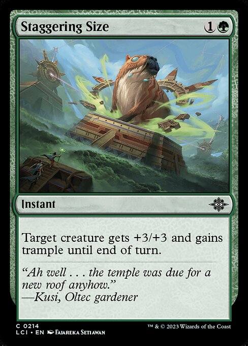 Staggering Size - The Lost Caverns of Ixalan (lci) #214