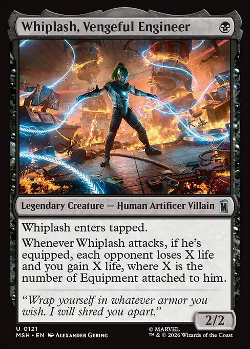 Whiplash, Vengeful Engineer - Marvel Super Heroes () #121