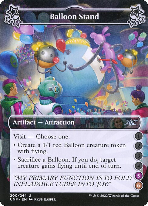 Balloon Stand - Unfinity () #200d [Foil] [Foil]