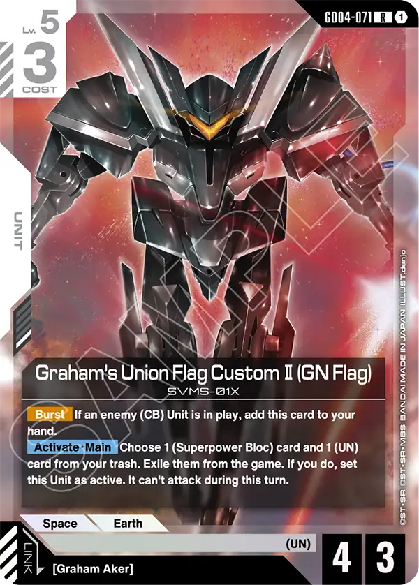 Graham's Union Flag Custom Ⅱ (GN Flag) - Phantom Aria (GD04-071) #071