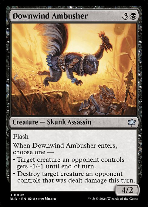 Downwind Ambusher - Bloomburrow () #92