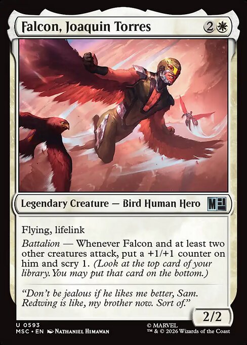 Falcon, Joaquin Torres - Marvel Super Heroes Commander () #593