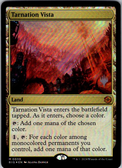 Tarnation Vista [Foil] - The Big Score Promos (PBIG) #30p [Foil]