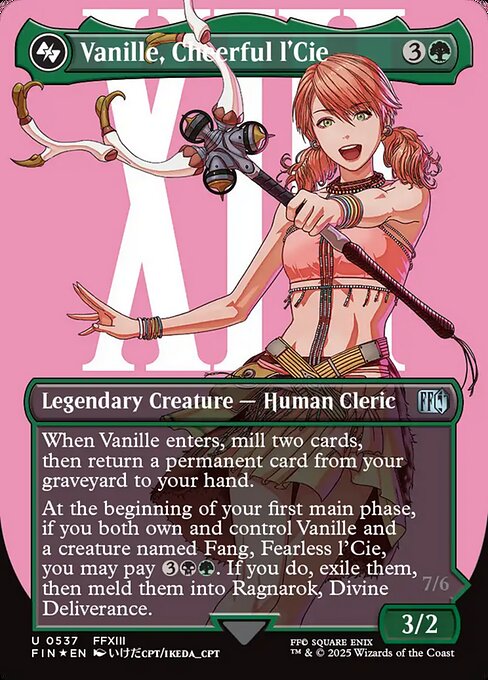 Vanille, Cheerful l'Cie - Final Fantasy (FIN) #537 [Foil] [Foil]